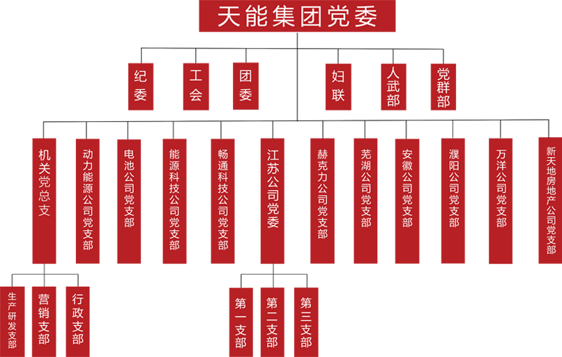 AG真人官方网建团党委组织架构